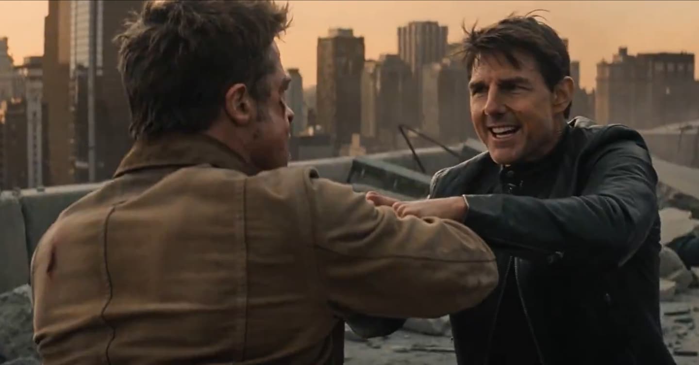 Brad Pitt contro Tom Cruise: il duello del secolo non è mai avvenuto. Ma ci ha ingannati tutti